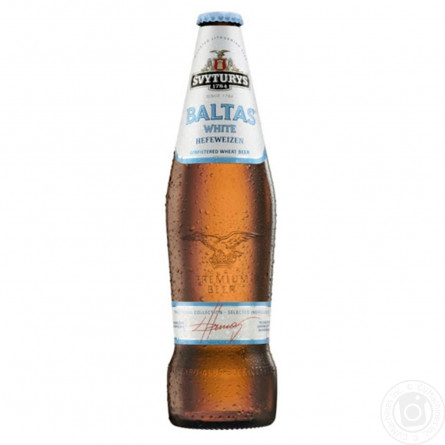 Пиво Svyturus Baltas White Hefeweizen світле 5% 0,5л