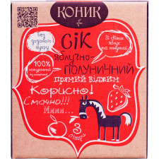 Сік Коник яблучно-полуничний 3 л mini slide 1