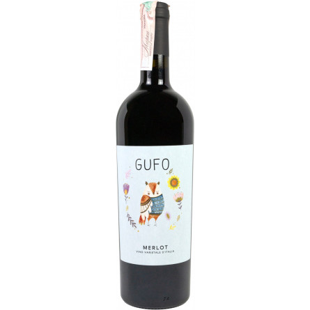 Вино Gufo Merlot червоне сухе 0.75 л 13% slide 1