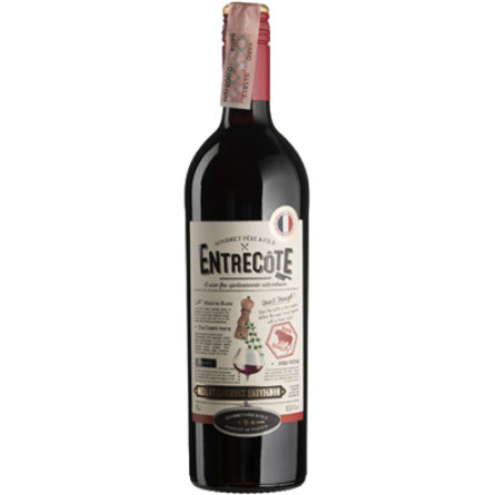 Вино Gourmet Pere&amp;amp;Fils Entrecote червоне напівсухе 0.75 л 13.5%