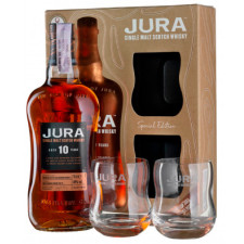 Виски Isle of Jura 10yo 0.7 л 40% + 2 бокала в подарочной коробке mini slide 1
