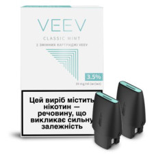 Картридж для POD систем VEEV Classic Mint 39 мг 1.5 мл 2 шт mini slide 1