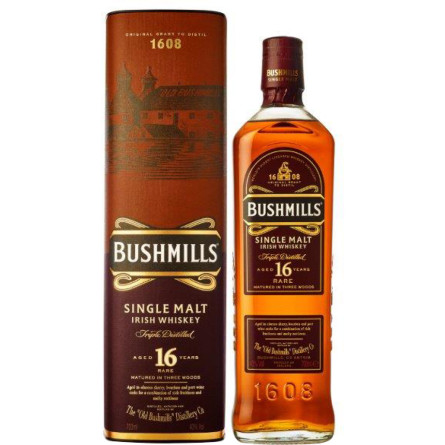 Виски Bushmills Single Malt 16 лет выдержки 0.7 л 40% slide 1