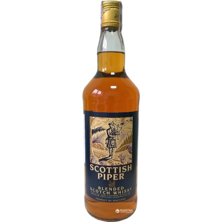 Виски Scottish Piper Finest выдержка 3 года 1 л 40%