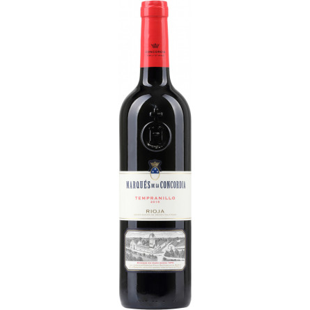 Вино Marques de la Concordia Tempranillo червоне сухе 0.75 л 13.5%
