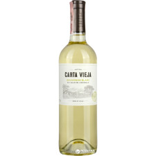 Вино Carta Vieja Sauvignon Blanc белое сухое 0.75 л 12% mini slide 1