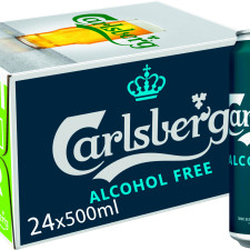 Упаковка безалкогольного пива Carlsberg світле фільтроване 0.5% 0.5 л х 24 шт mini slide 1