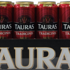 Упаковка пива Tauras Tradicinis світле фільтроване 6% 0.568 л x 24 шт. mini slide 1