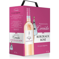 Вино Mademoiselle Comedie рожеве сухе 3 л 12.5% mini slide 1