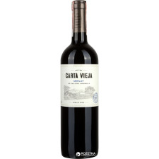 Вино Carta Vieja Merlot червоне сухе 0.75 л 13% mini slide 1