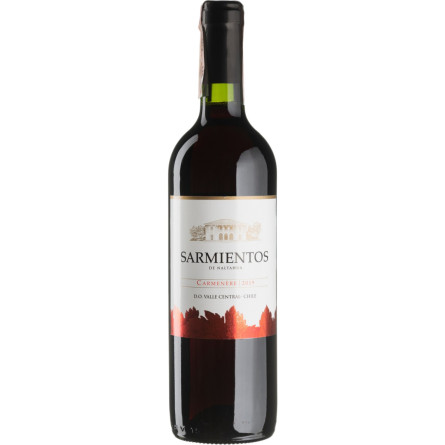 Вино Sarmientos Carmenere Tarapaca червоне сухе 0.75 л 13%