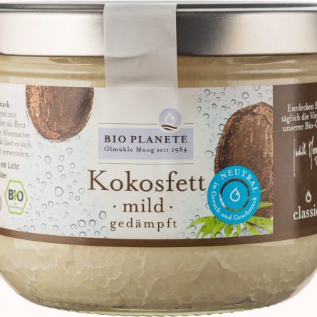Масло кокосовое Bio Planete очищенное без аромата органическое 400 мл