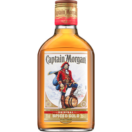 Ромовый напиток Captain Morgan Spiced Gold 0.2 л 35% slide 1
