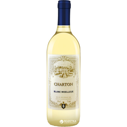 Вино Charton Blanc Moelleux біле напівсолодке 0.75 л 10%