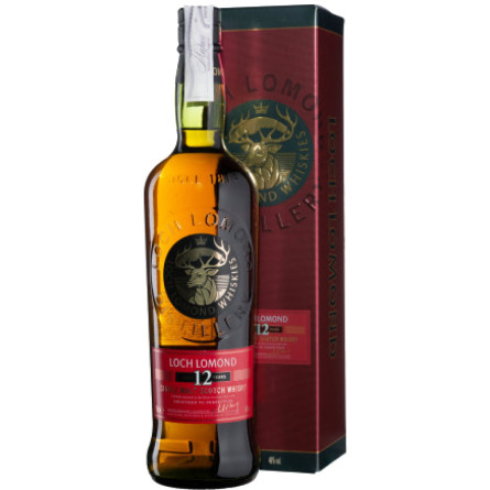 Виски Loch Lomond 12уо 0.7 л 46% в подарочной коробке