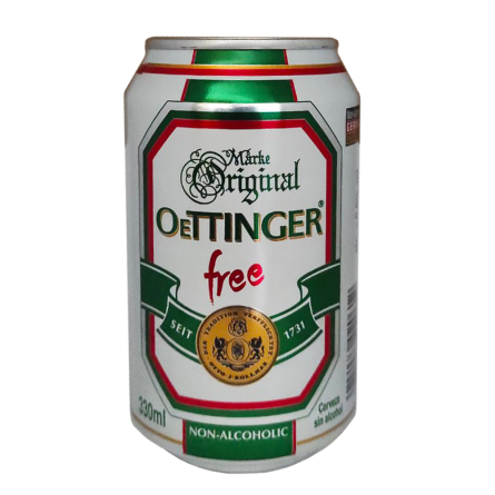 Упаковка пива Oettinger Free Beer светлое фильтрованное &amp;amp;lt;0.5% 0.33 л x 24 шт slide 1