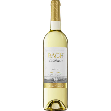 Вино Codorniu Bach Extrisimo Blanco Semi-Dulce белое полусладкое 0.75 л 12%