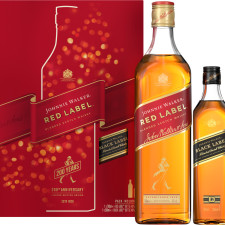 Виски Johnnie Walker Red label 0.7 л 40% в подарочной упаковке + Виски Johnnie Walker «Black Label» 0,2 л mini slide 1