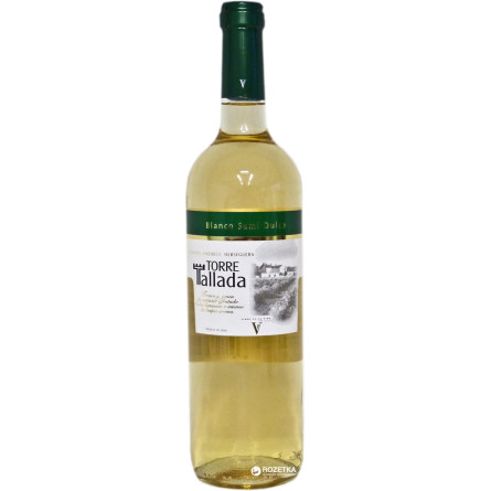 Вино Torre Tallada Blanco Semi-Dulce біле напівсолодке 0.75 л 12%
