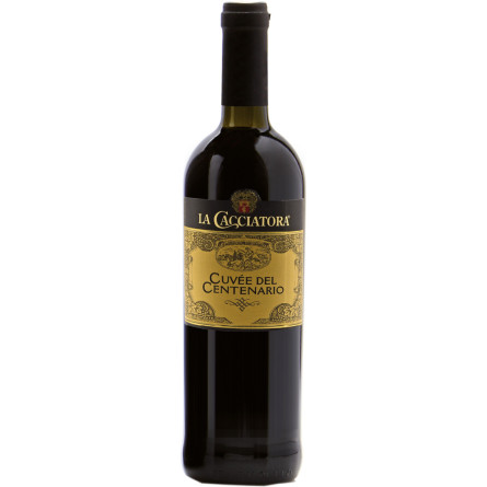 Вино La Cacciatora Rosso Cuvee Del Centenario червоне сухе 0.75 л 12%