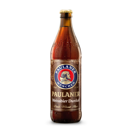 Упаковка пива Paulaner Dunkel темне нефільтроване 5.3% 0.5 л x 20 шт
