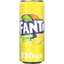 Напій газований Fanta Лимон сокомісткий 0,33л mini slide 1
