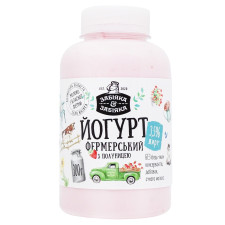 Йогурт Крафтовий Молочар з полуницею 3,5% 0,3л mini slide 1