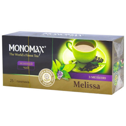 Чай зелений Мономах Melissa 25пак*1,5г