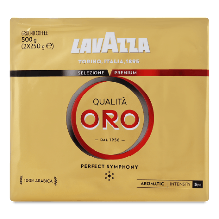 Кава мелена Lavazza Qualita Oro натуральна slide 1