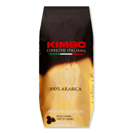 Кава зернова Kimbo Aroma Gold 100% арабіка смажена