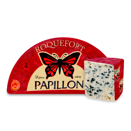 Сир Papillon Fromageries «Рокфор Ред» AOP 52% з овечого молока slide 1