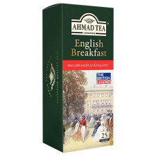 Чай черный пакетированный Ахмад Английский к завтраку 25х2г mini slide 1