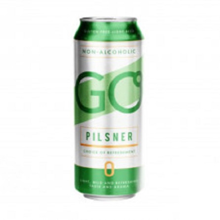 Пиво Svyturys Go Pilsner світле безалкогольне 0,5% 0,5л