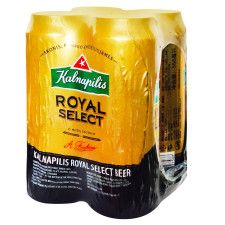Пиво Kalnapilis Royal Select 5,6% 4шт х 0,5л mini slide 1