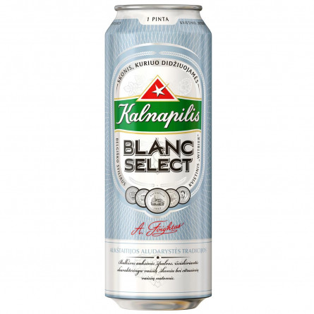 Пиво Kalnapilis Blanc Select 5% 568мл