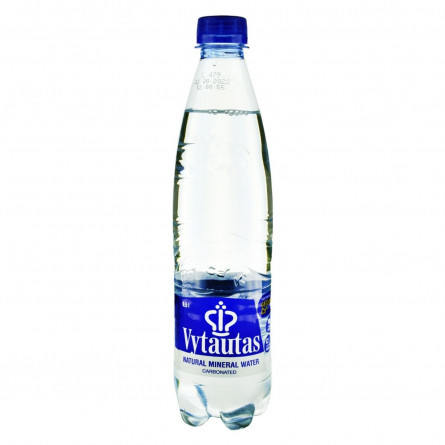 Вода Витаутас газированная лечебно-столовая пластиковая бутылка 500мл Литва