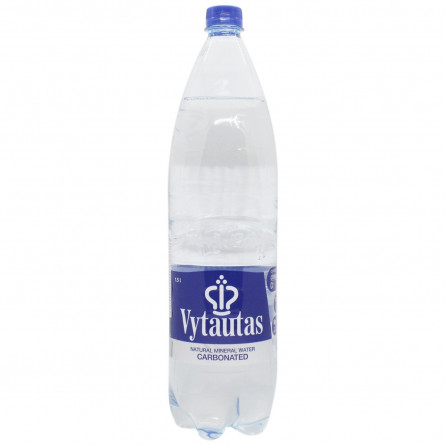 Вода Вітаутас газована лікувально-столова пластикова пляшка 1500мл Литва