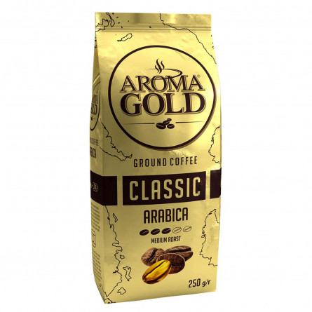 Кофе Aroma Gold Arabica молотый 250г slide 1