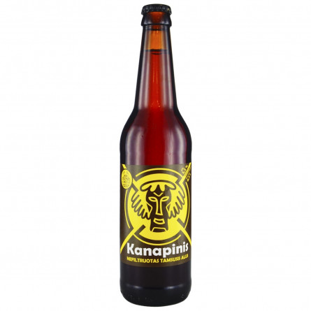 Пиво Kanapinis темне 5,3% 0,5л