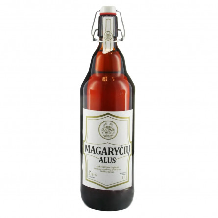 Пиво Magaryciu Alus напівтемне нефільтроване 5,8% 1л slide 1