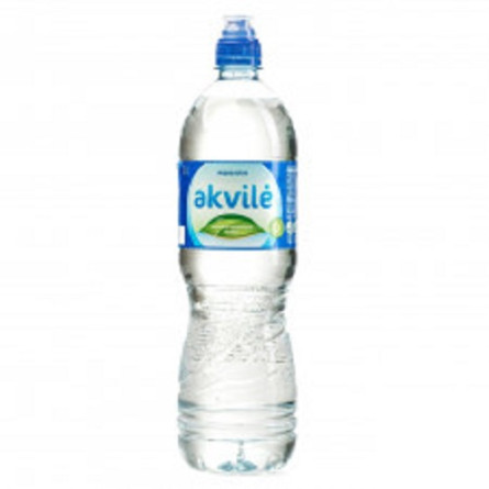 Вода Akvile негазированная минеральная 1л