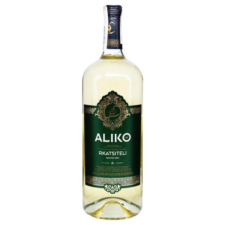 Вино Аліко СІЕНДВІ Ркацителі  сухе, біле 9-13% 1.5л slide 1