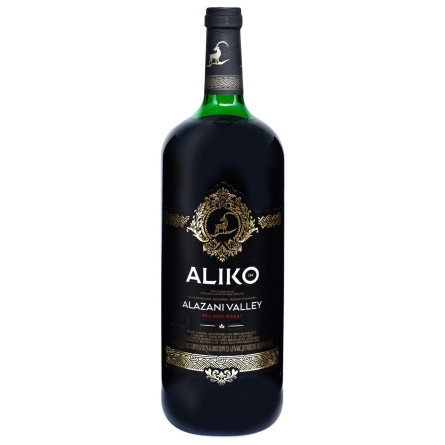 Вино &quot;Aliko C&amp;W Алазанська долина н/сол., черв 9-13 % 1.5л
