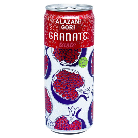 напій винний слабоалкогольний Alazani Gori  Гранатовий смак 6,0-6,9% 0,35 жб