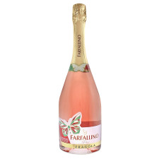 Напій винний Farfallino Bianco Al Gusto Di Fragola газований рожевий напівсолодкий 6-6,9% 0,75л mini slide 1