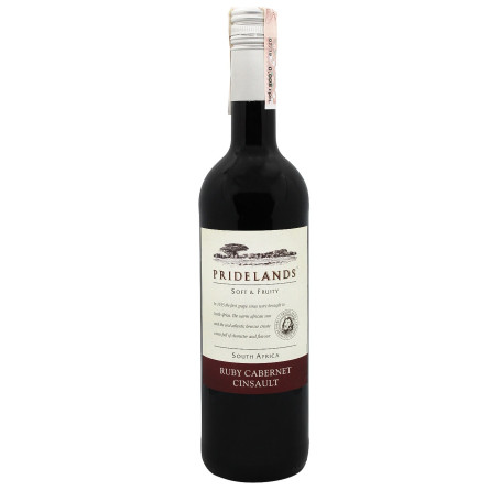 Вино Pridelands Ruby Cabernet Cinsault червоне сухе 13% 0,75л slide 1