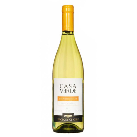 Вино Casa Verde Ressrve Шардоне белое сухое 13% 0,75л slide 1