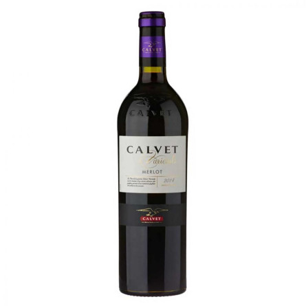 Вино Calvet Varietals Merlot червоне сухе 13% 0,75л Франція
