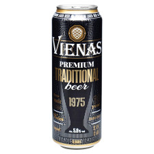 Пиво VIENAS Premium Traditional світле, 0.568л. алк.8% ж/б mini slide 1