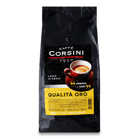 Кава зернова Corsini Qualita' Oro смажена натуральна